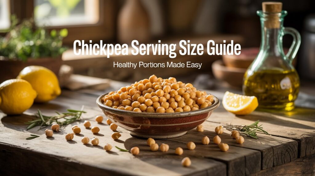 Perfect Portion: Serving Size for Chickpeas & Tasty Recipes