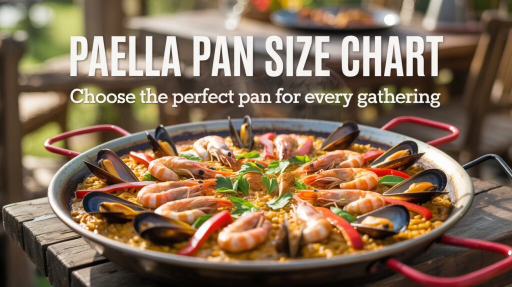 Paella Pan Size Chart: Find the Perfect Fit for Your Dish