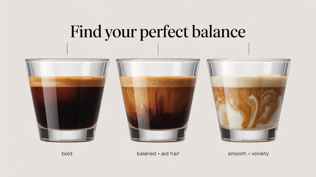 Breve Coffee Recipes By Size