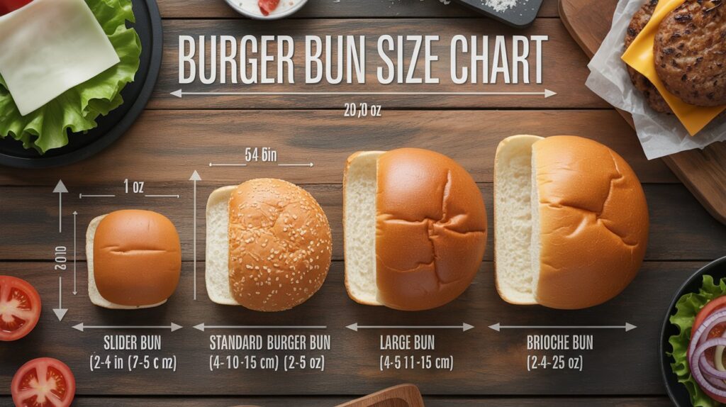 Burger Buns Size Chart: Find the Perfect Fit for Your Burgers