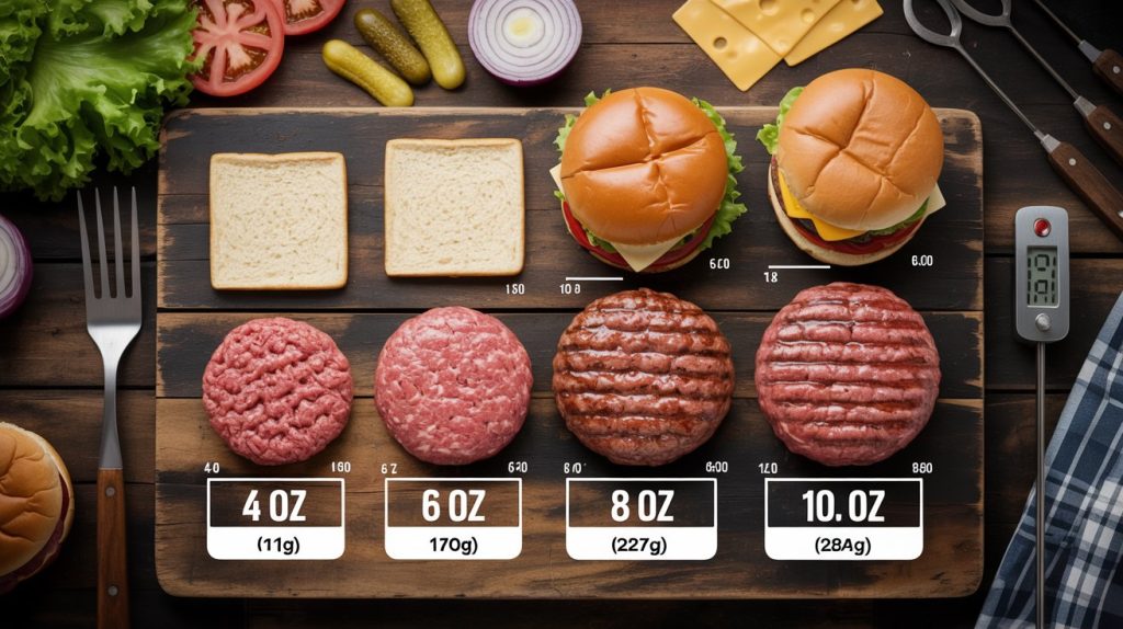 Hamburger Patty Weight Chart: Perfect Sizes & Cooking Times