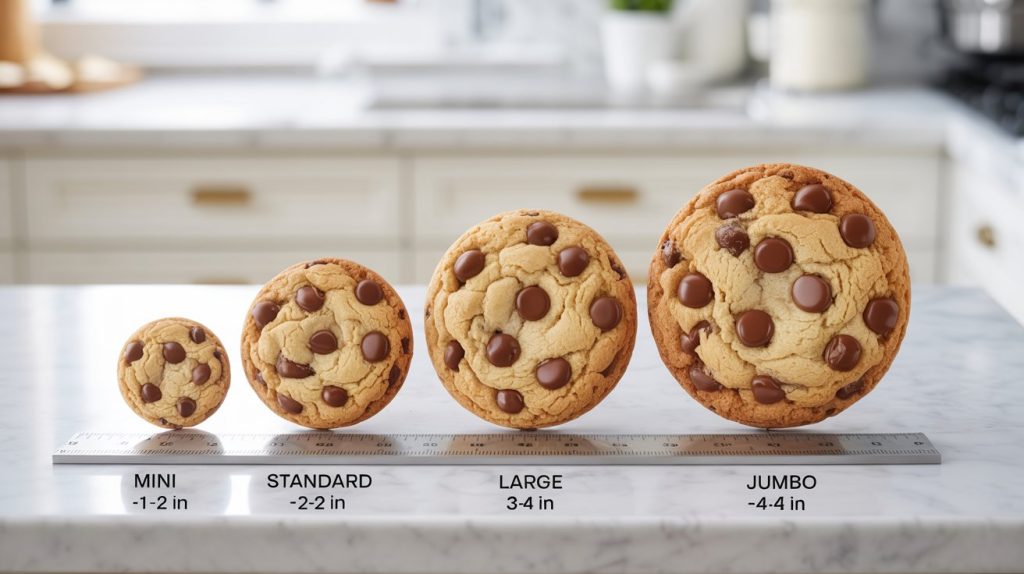 Cookie Sizes Chart