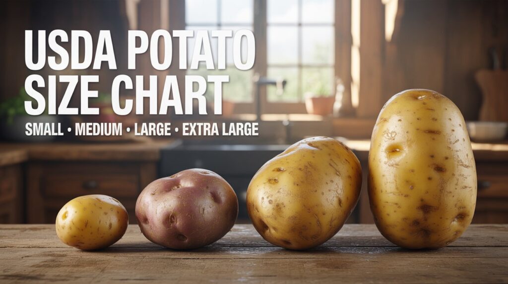 USDA Potato Size Chart: Best Uses and Recipes for Each Size