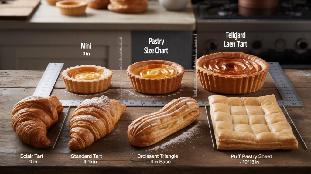 Essential Pastry Size Chart for Perfect Baking Every Time Essential Pastry Size Chart for Perfect Baking Every Time