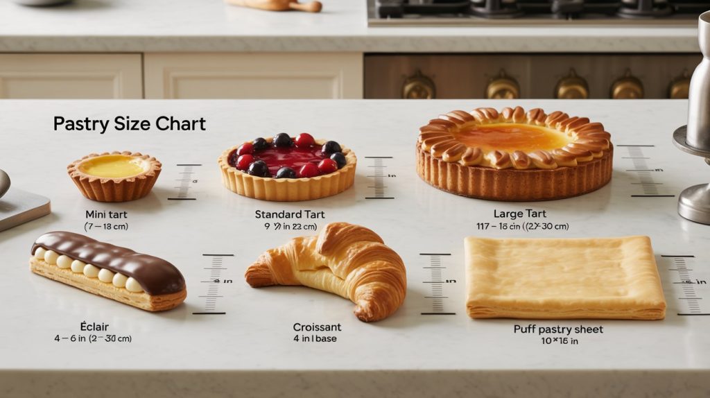 Pastry Size Chart