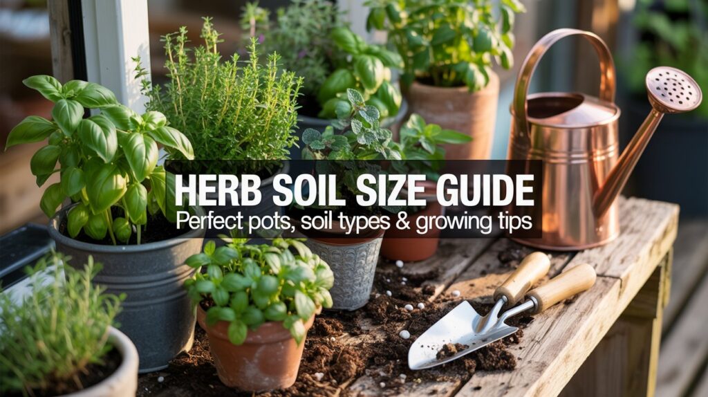 Perfect Soil Sizes for Culinary Herbs: Chart and Tips