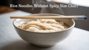 Rice Noodles Without Spicy Size Chart: Ultimate Guide & Tips