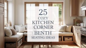 25 Kitchen Corner Bench Ideas for a Cozy & Functional Space