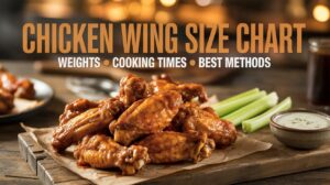 Chicken Wing Size Chart: Know Weights, Dimensions