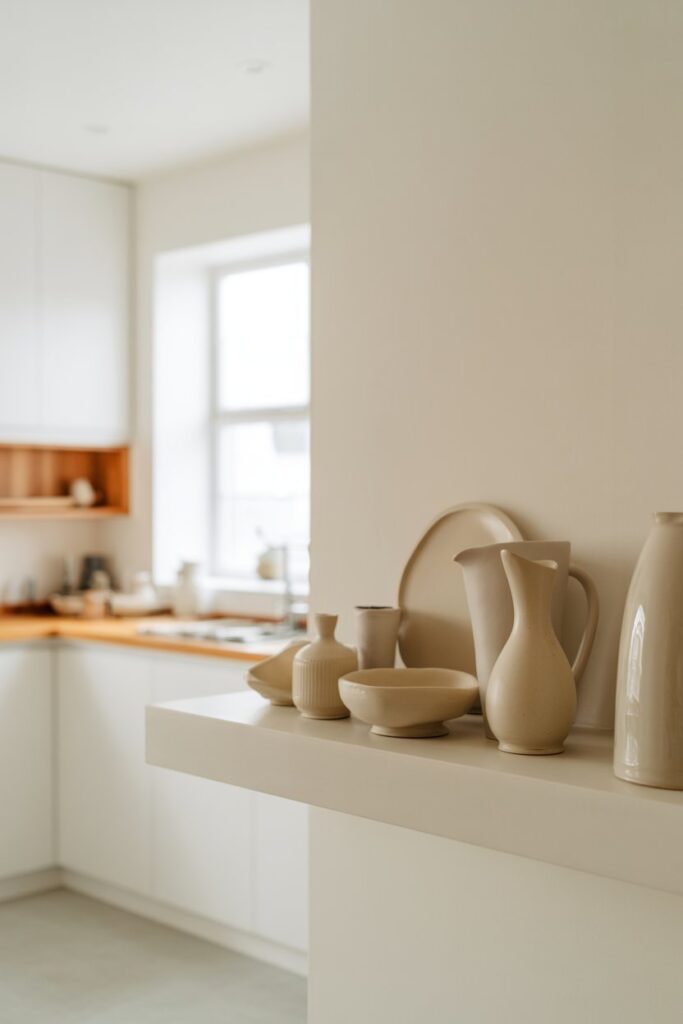 Minimalist Corner Shelf Display