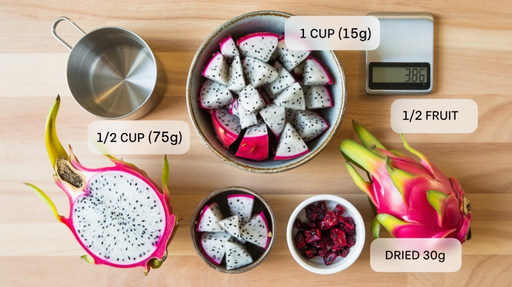 How To Measure And Serve Dragon Fruit