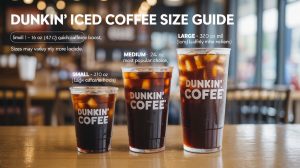 Dunkin Iced Coffee Size Chart: Choose the Right Cup Every Time