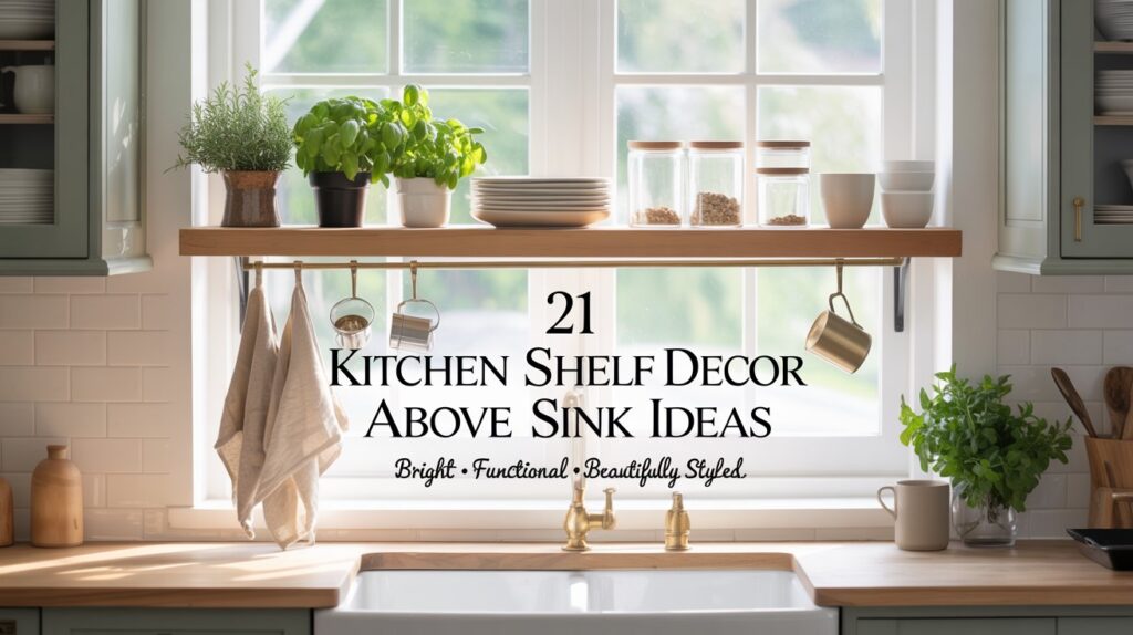 21 Kitchen Shelf Decor Above Sink Ideas for a Fresh Look