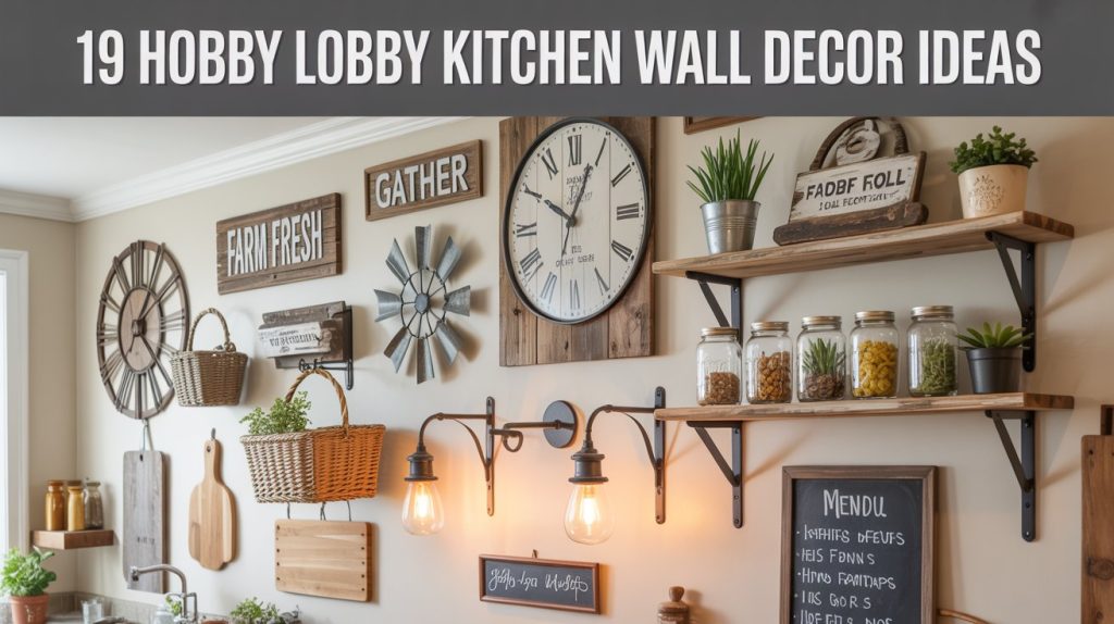 19 Hobby Lobby Wall Decor Ideas for Kitchen Style & Charm 19 Hobby Lobby Wall Decor Ideas for Kitchen Style & Charm