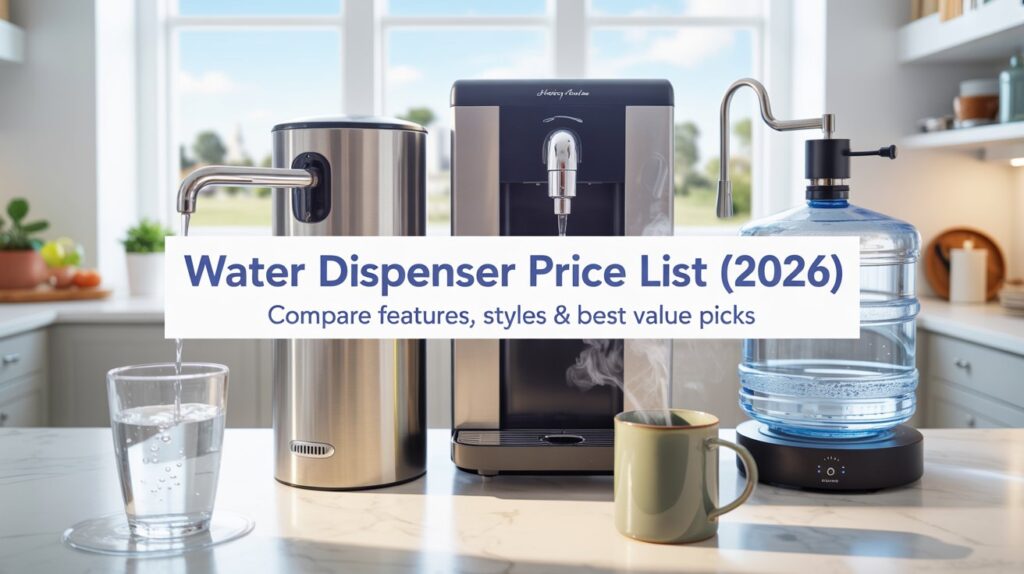 Water Dispenser Price List: Comprehensive Overview