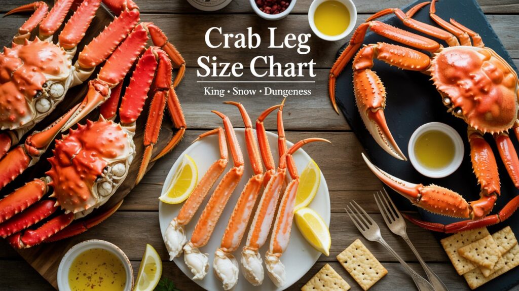 Crab Leg Size Chart: Weights, Cooking Times, and Prep Tips