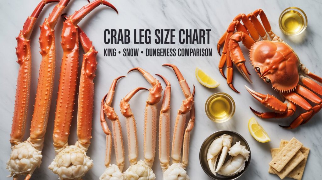 Crab Leg Size Chart