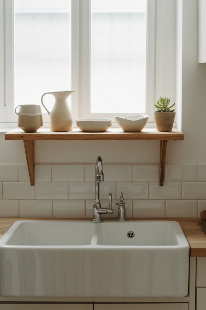 Minimal Decor Shelf Styling