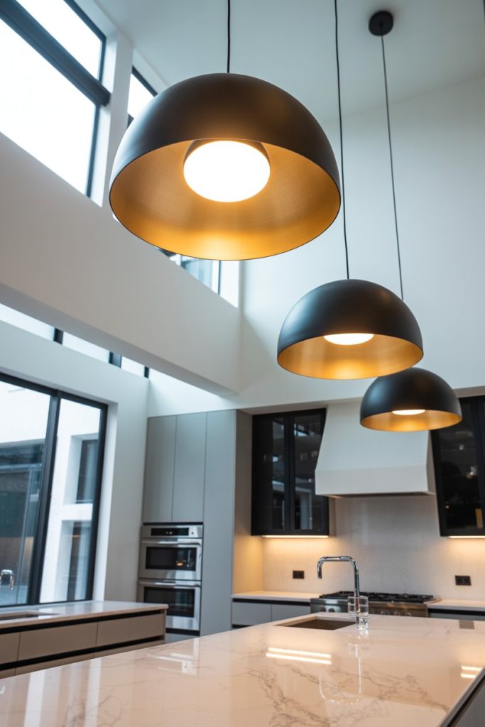 Large Dome Pendant Lights