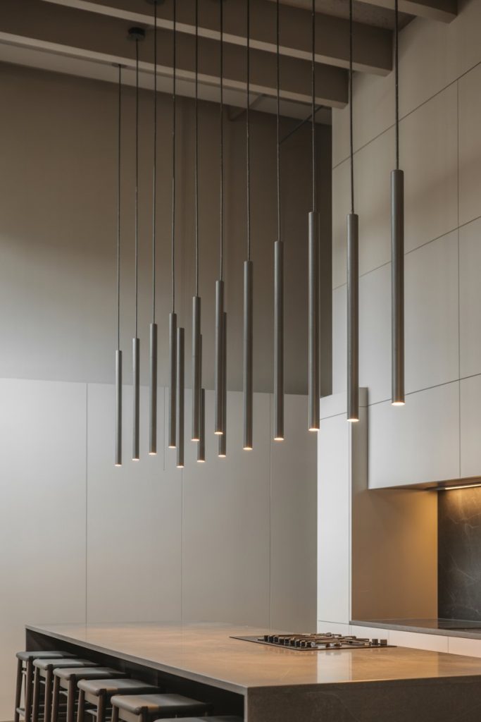 Vertical Tube Pendant Lights