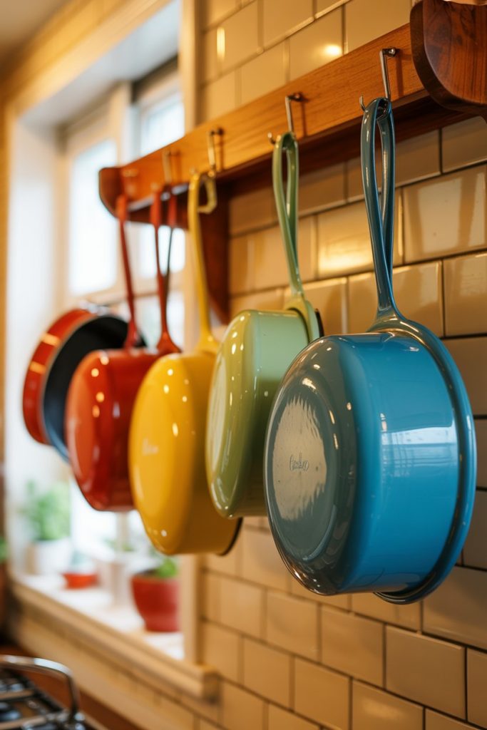 Enamel Cookware Display