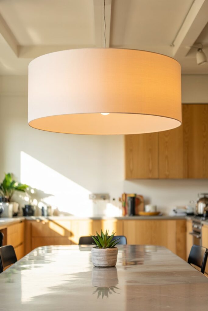Oversized Dome Pendant for Bold Simplicity