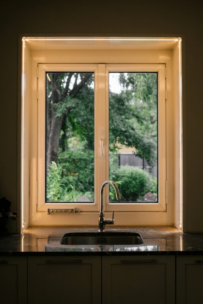 Window Frame LED Strip Lighting