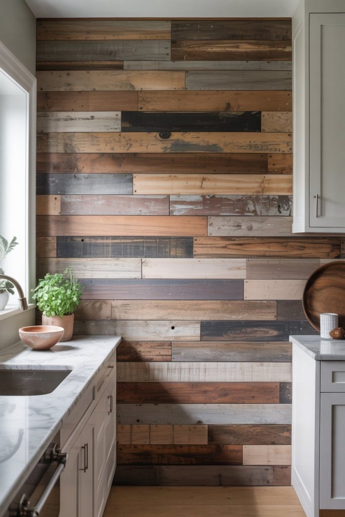 Reclaimed Wood Accent Wall Panels