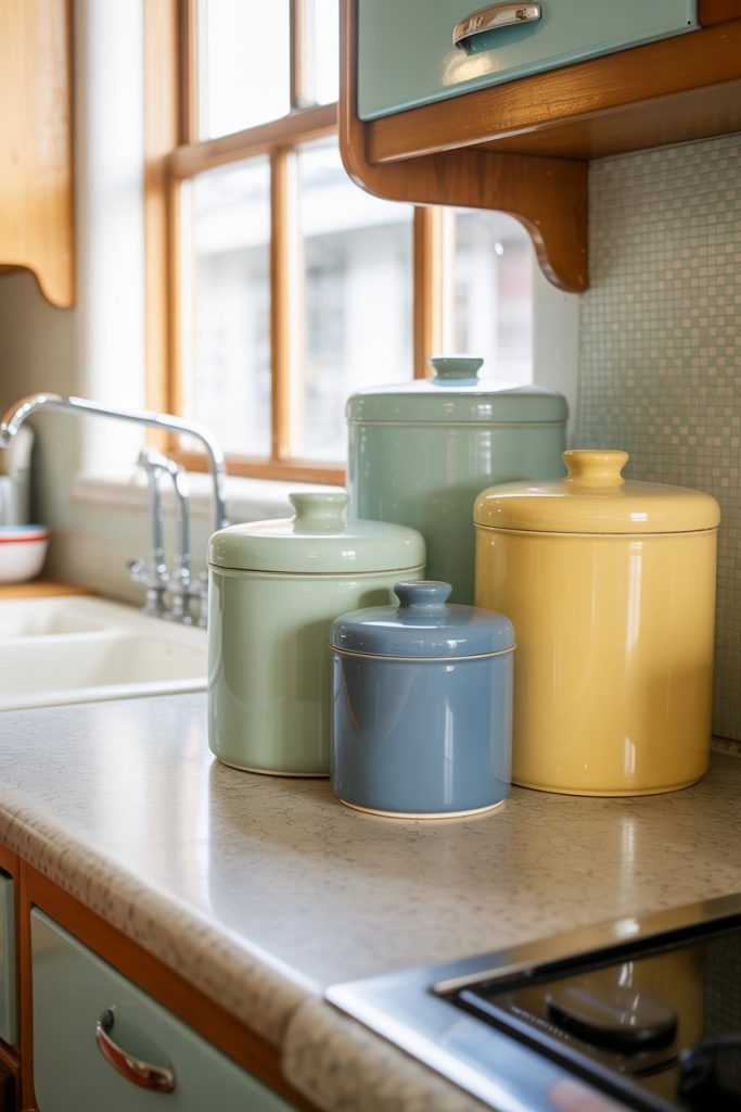 Vintage Kitchen Canister Set