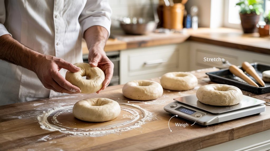 Tips For Measuring And Shaping Bagels