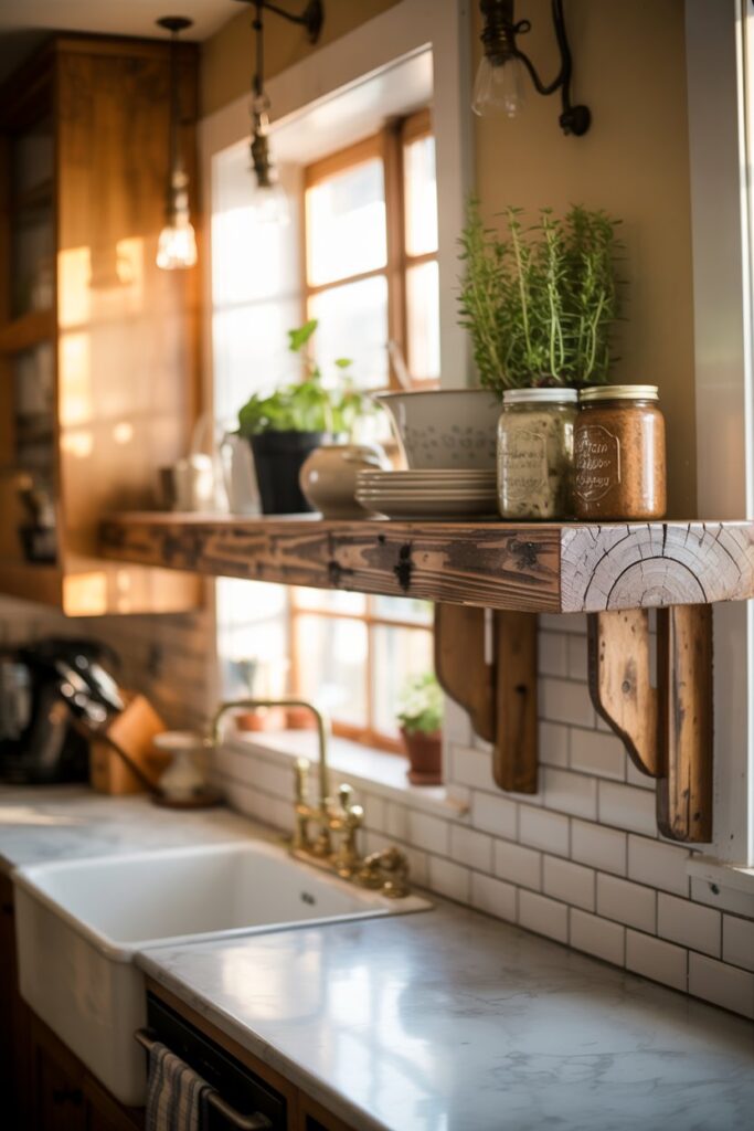 Farmhouse Wood Shelf