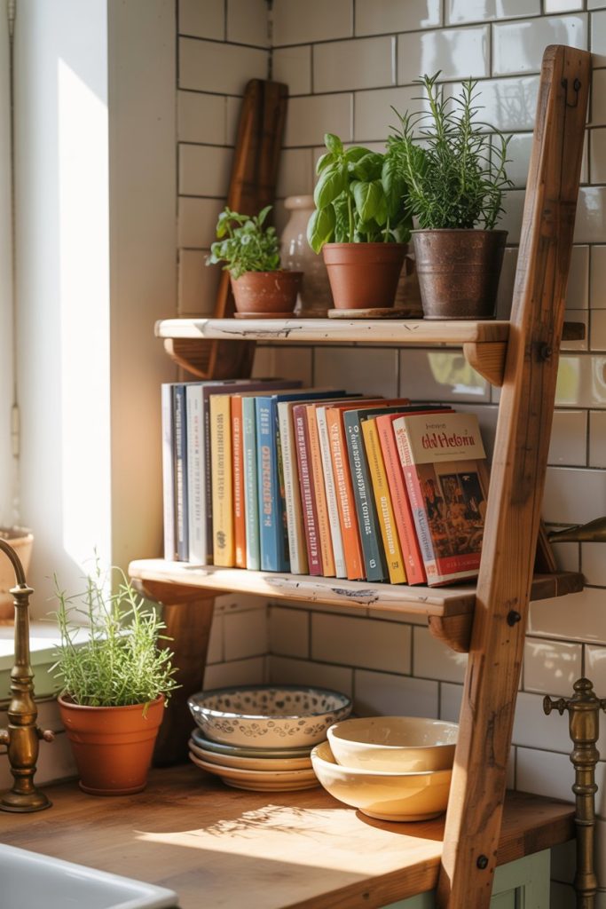 Decorative Ladder Shelf