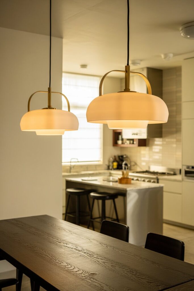 Asymmetrical Pendant Arrangement