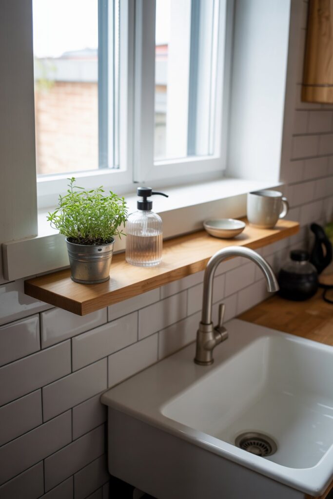 Slim Shelf for Small Kitchens