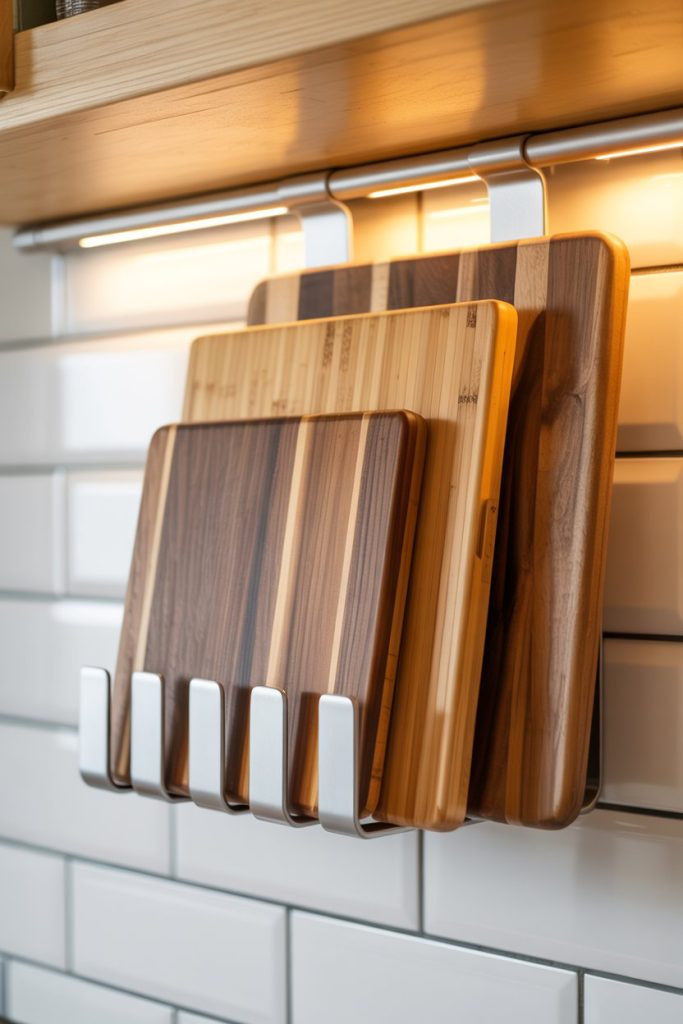 Vertical Cutting Board Holder