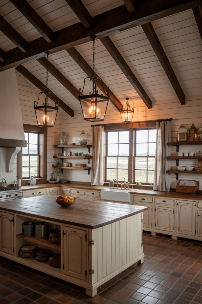 Lantern-Style Hanging Fixtures