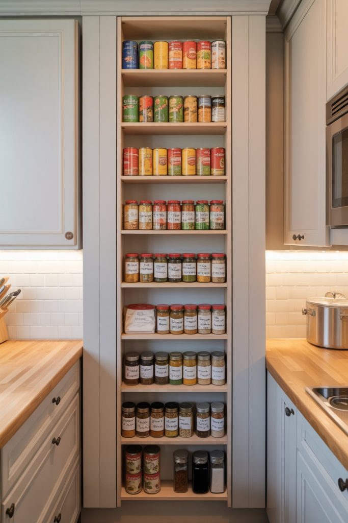 Narrow Pantry Wall Shelf