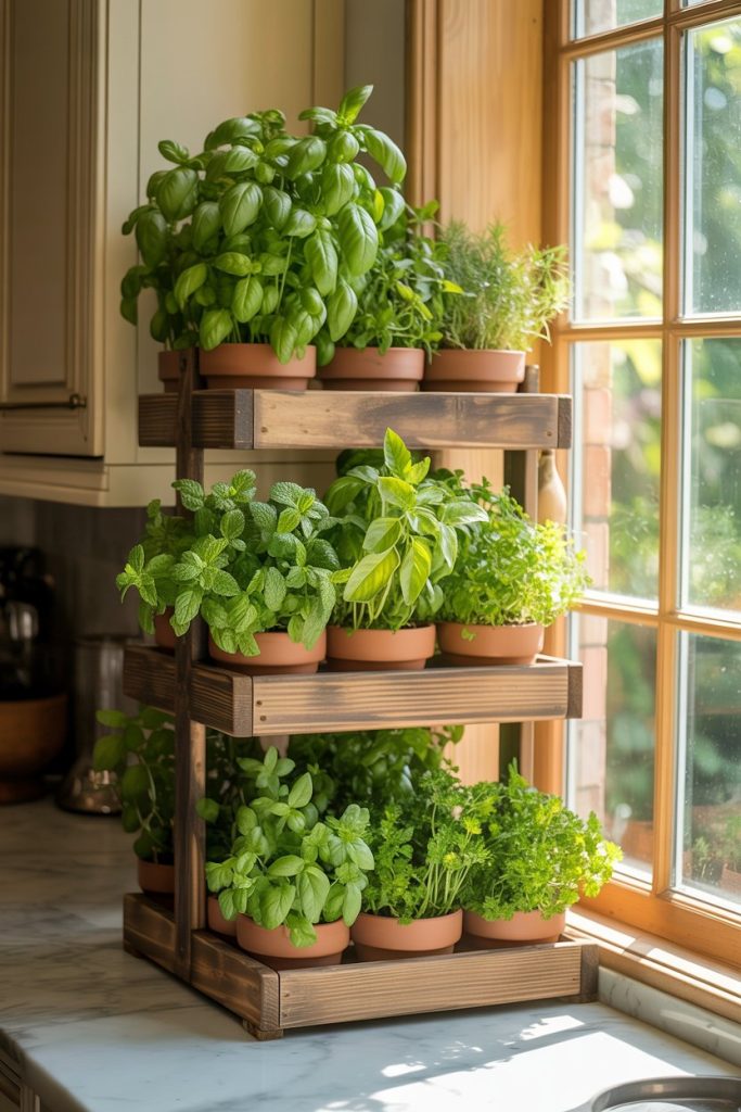 Tall Indoor Herb Garden