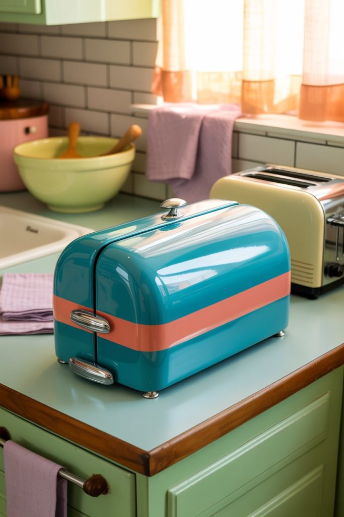 Vintage Bread Box Display