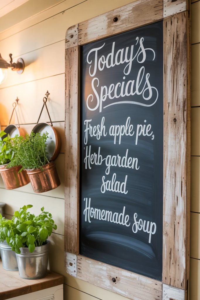  Vintage Signboard or Chalkboard