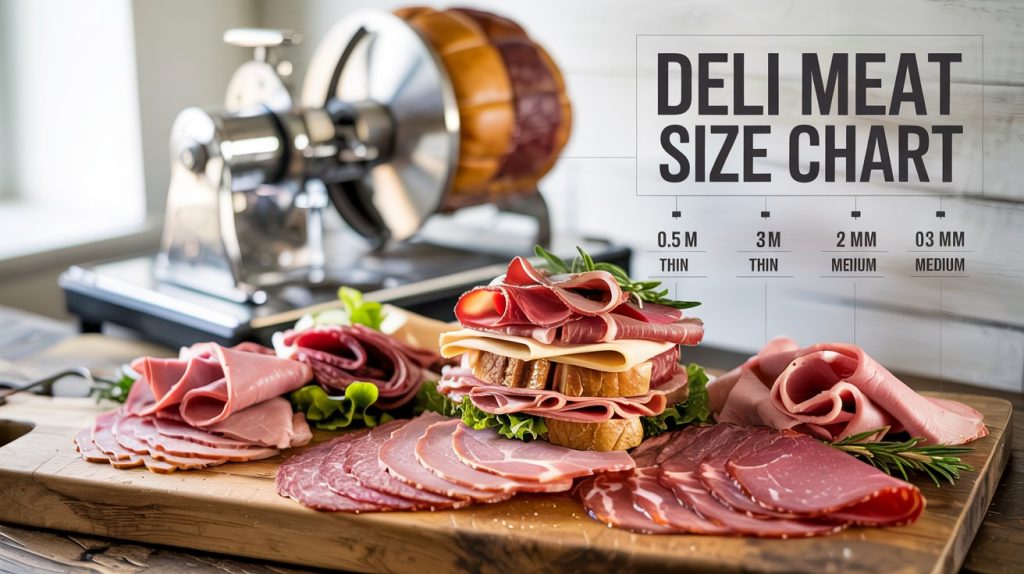 Deli Meat Size Chart: Slice Thickness, Portions, and Serving Guide