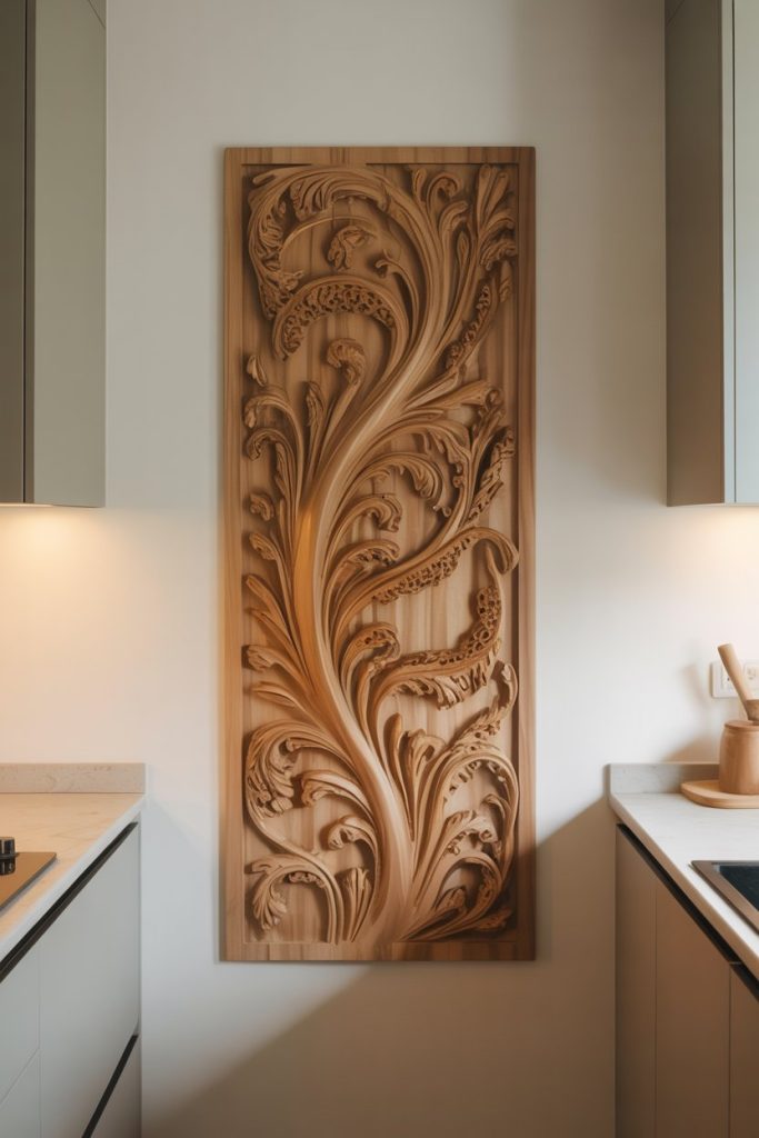 Carved Wood Wall Art