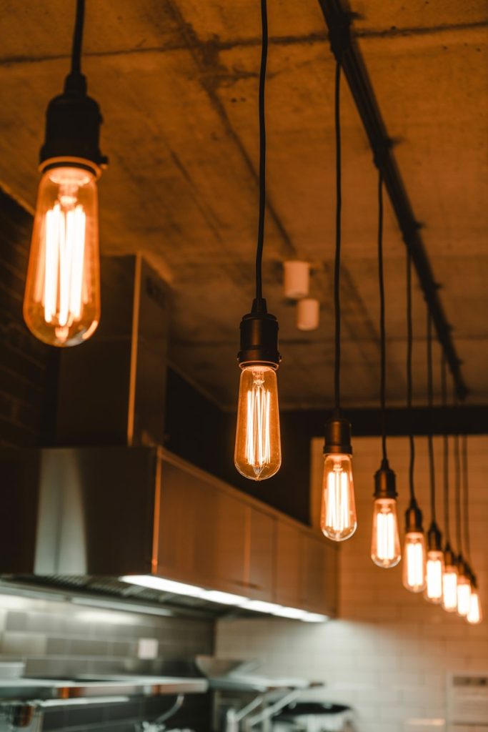 Exposed Bulb Industrial Lighting