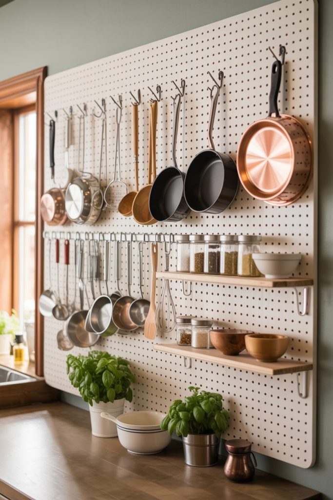 Pegboard Wall Storage System