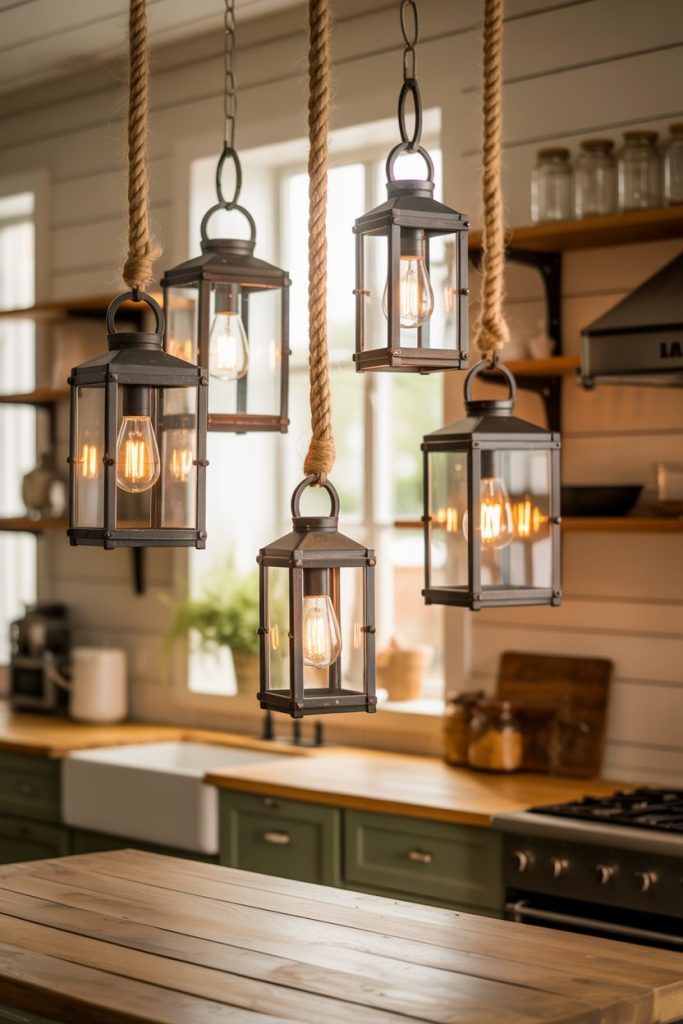 Hanging Lantern Cluster