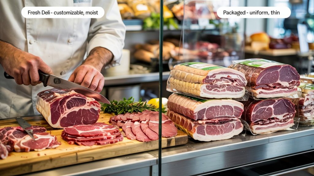 Deli Meat Size Comparison: Fresh Deli Vs. Packaged
