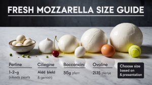 Fresh Mozzarella Size Chart: A Complete Guide