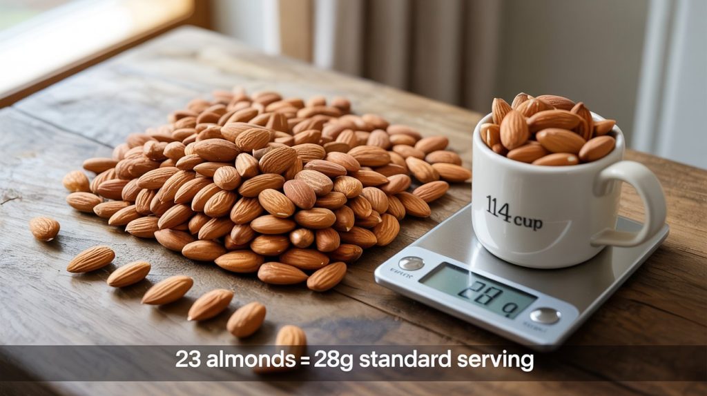 What Is A Standard Serving Size Of Almonds?