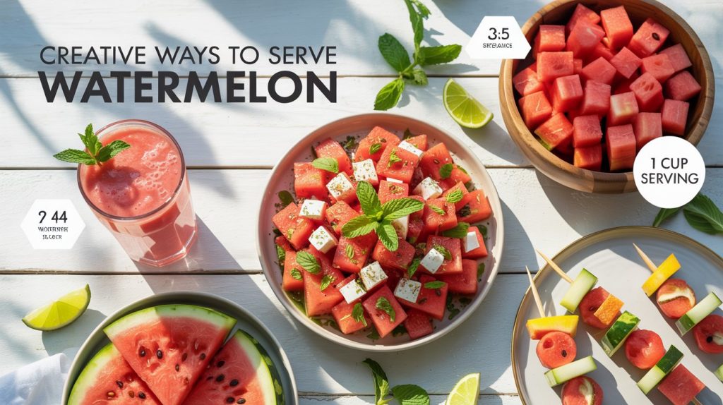 Serving Watermelon Creatively