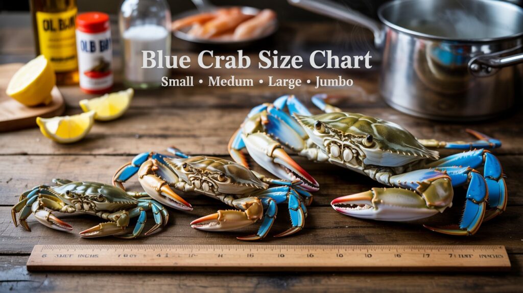 Blue Crab Size Chart: Weight, Meat Yield & Cooking Tips